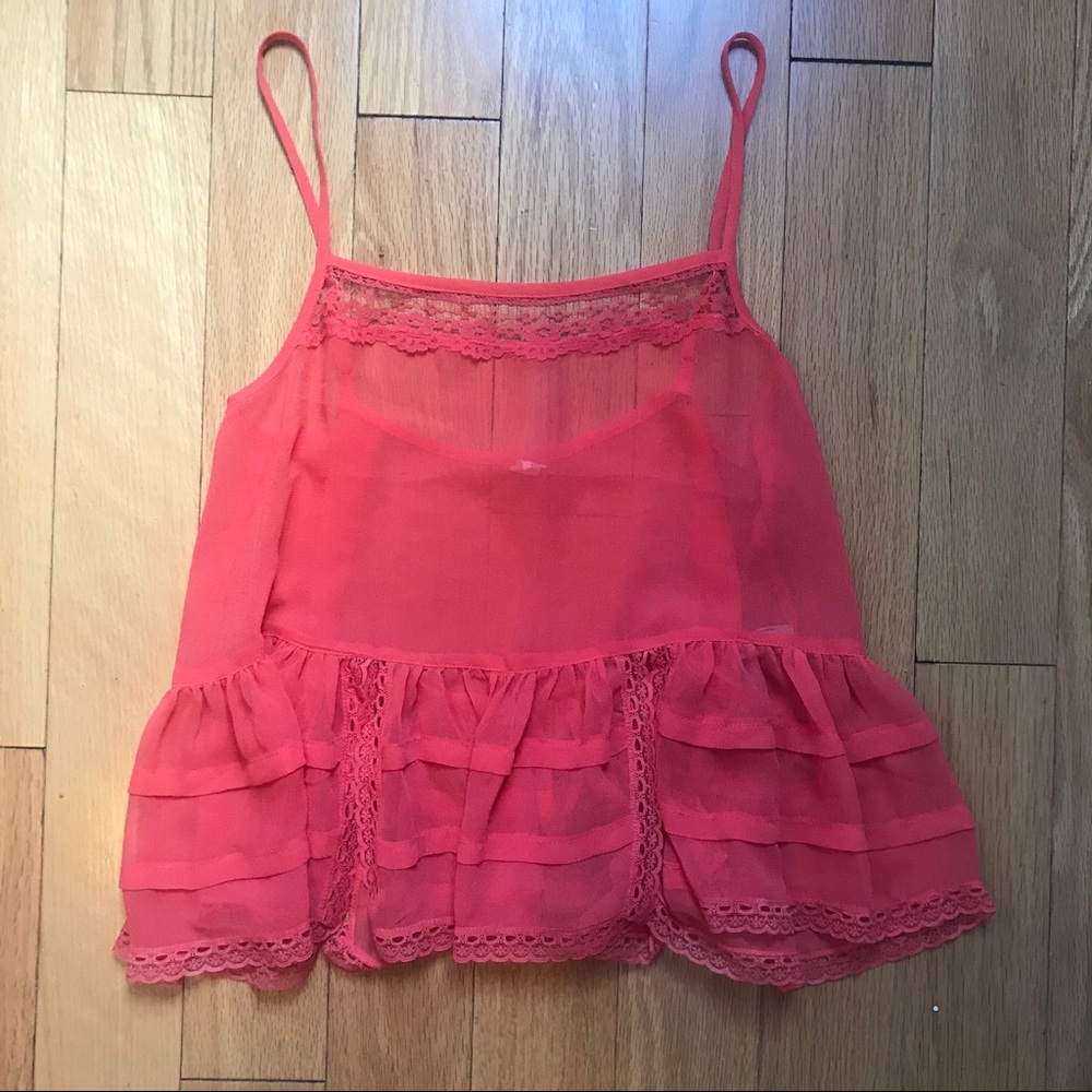 Free People Coral Cami